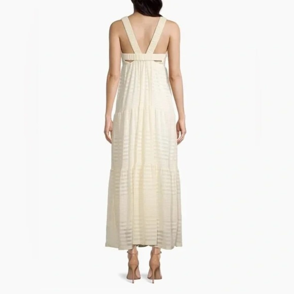 Significant Other Revolve Tiered Dress Women 4 Ivory Resort Coastal‎ Ethereal - Picture 5 of 9